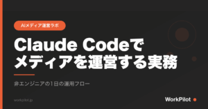 Claude Codeでnメディアを運営する実務 のアイキャッチ画像